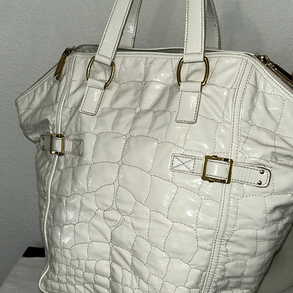 AUTHENTIC YVES SAINT LAURENT Hand Bag Leather - Picture 7 of 17